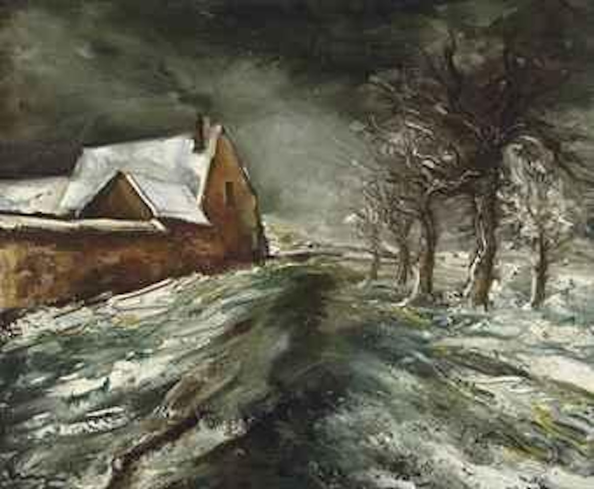 Paysage de neige by Maurice de Vlaminck