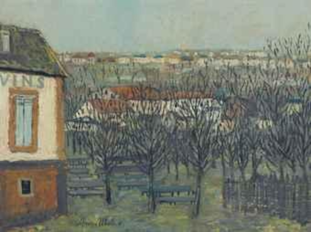 La Butte Pinson à Montmagny by Maurice Utrillo