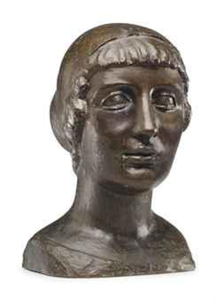 Tête De Jeune Fille by Aristide Maillol
