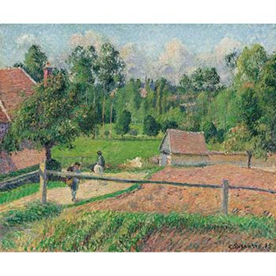 La Maison Delafolie à Eragny by Camille Pissarro