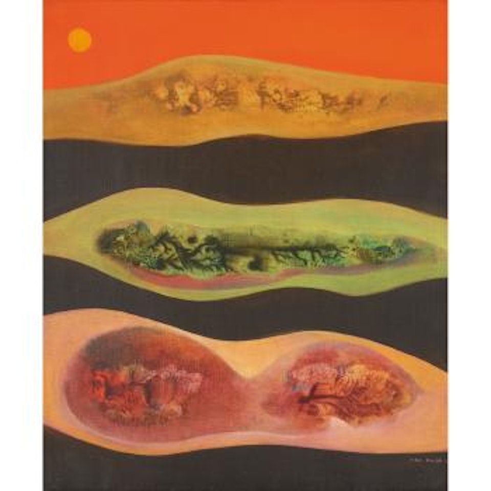 Descente Dans La Vallée by Max Ernst