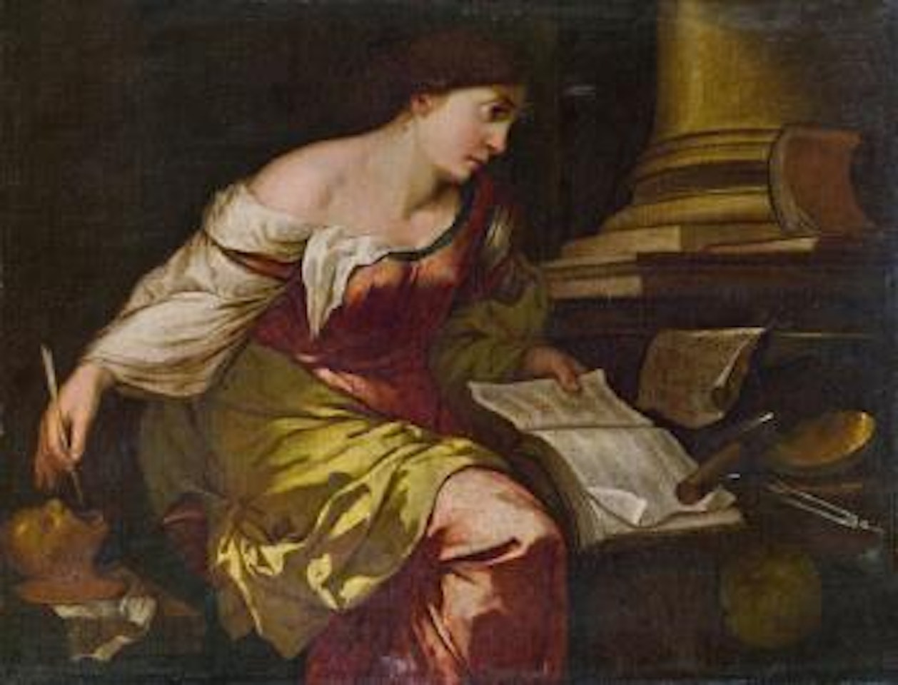 Allegorie der Künste by Antonio Zanchi