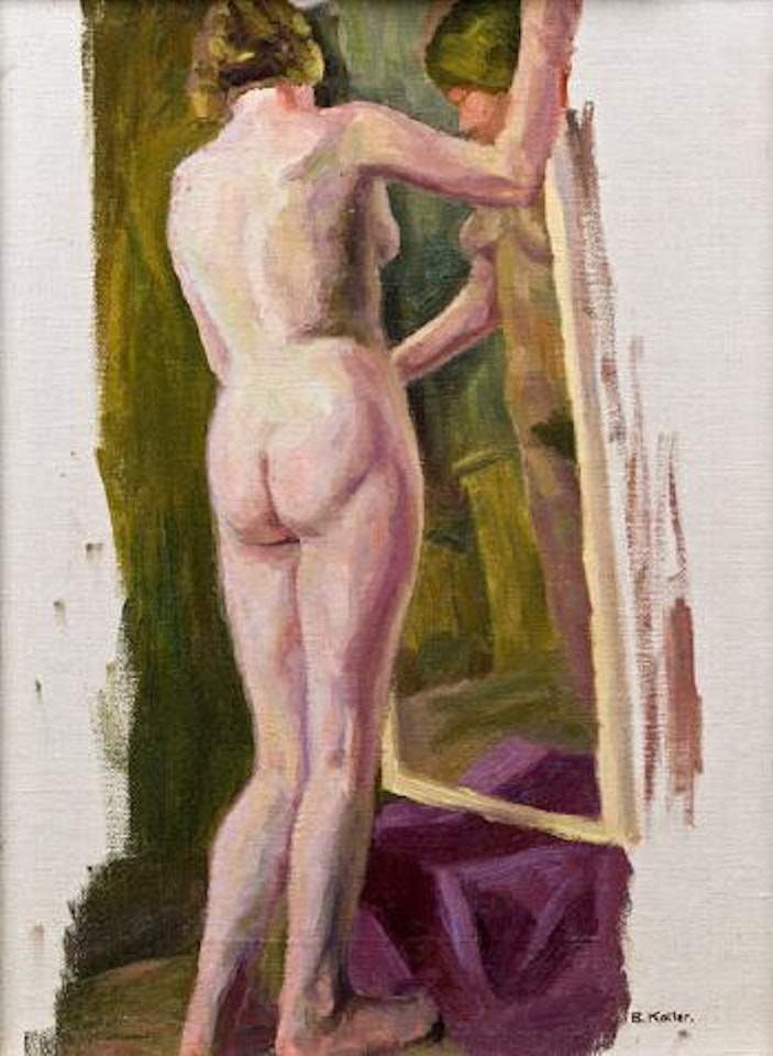 Stehender Akt by Broncia Koller-Pinell