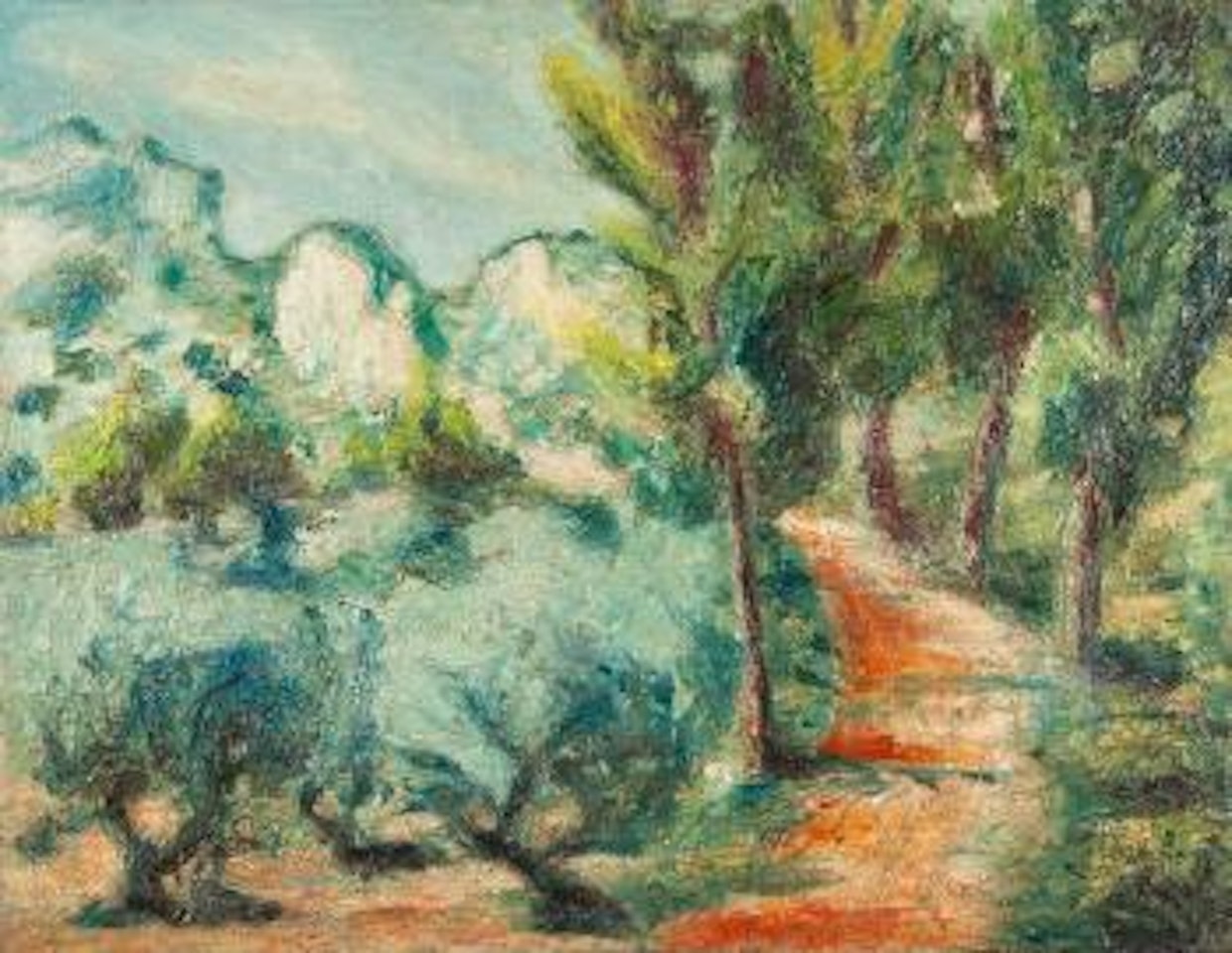 Paysage vers la Sainte Victoire by Othon Friesz
