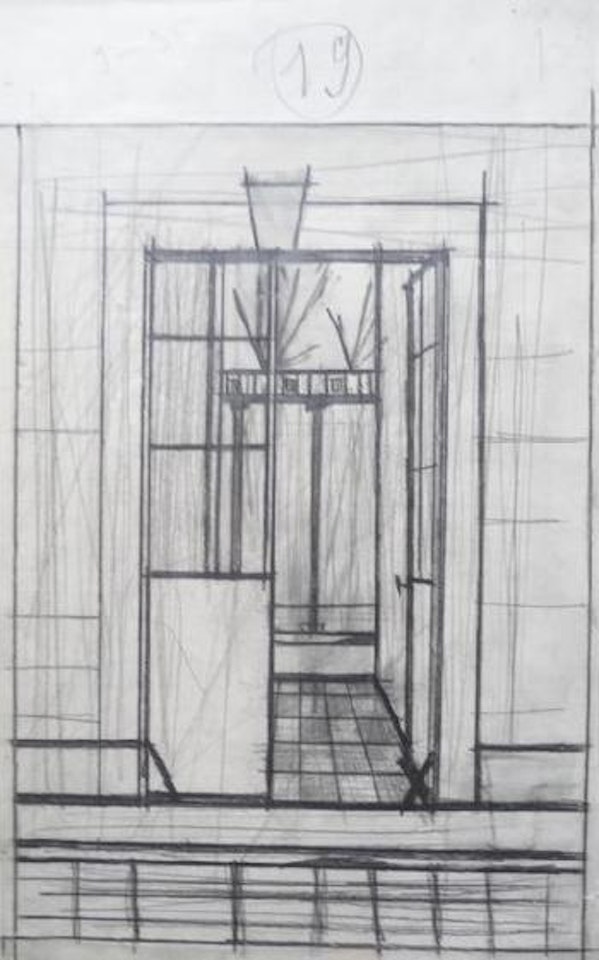 Dessin préparatoire à l'illustration de la page 173 du tome I des Chants de Maldoror by Bernard Buffet