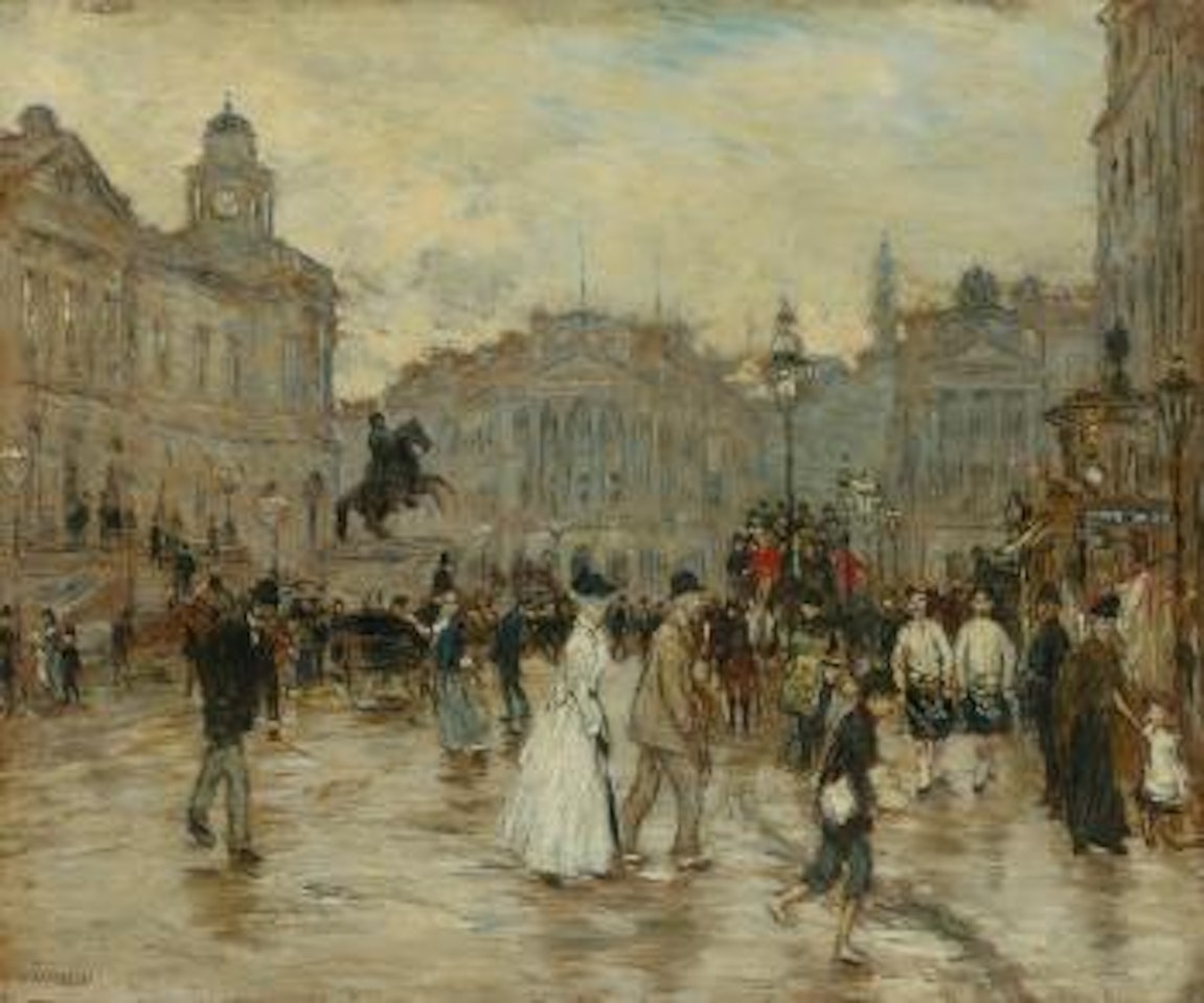 Princess Street, Edinburgh by Jean Francois Raffaelli