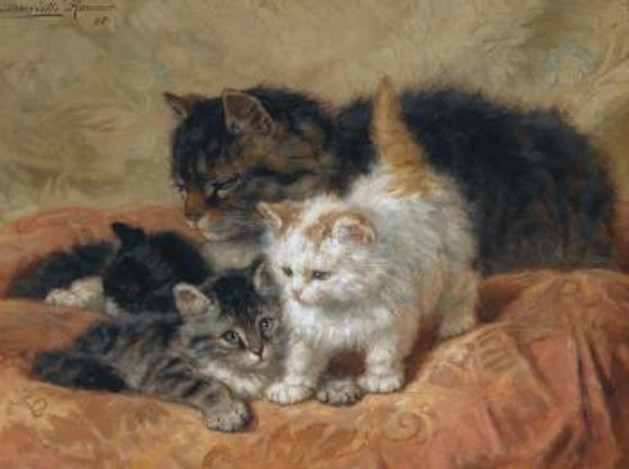 A Proud Mother by Henriette Ronner-Knip