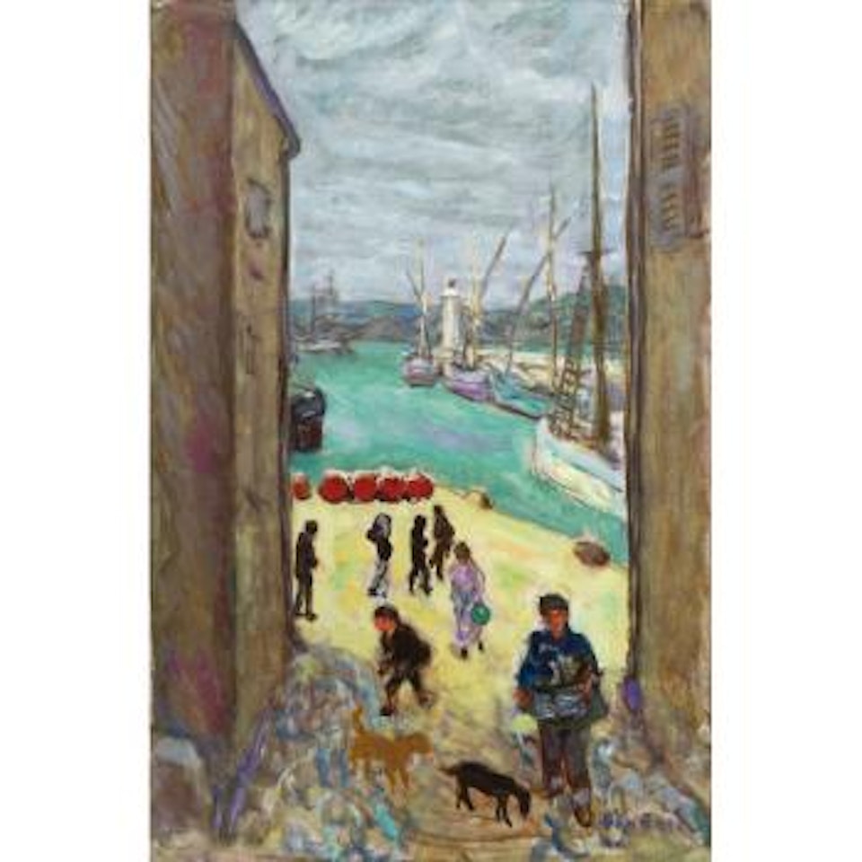 Vue Du Port De Saint-Tropez by Pierre Bonnard