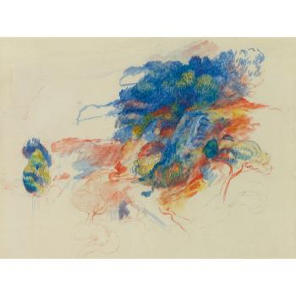 Route à Cagnes by Pierre-Auguste Renoir