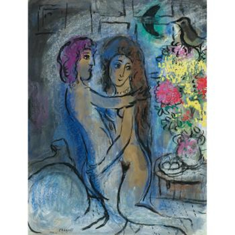 Le Couple Bleu by Marc Chagall