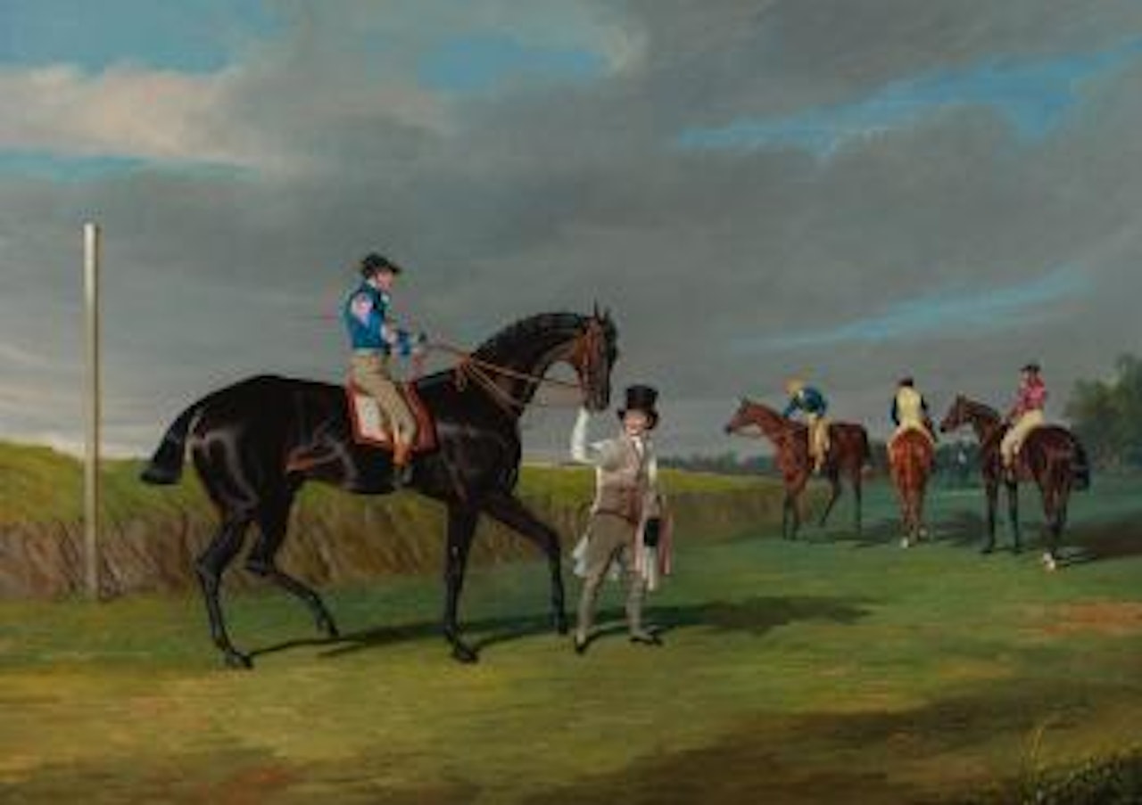 Preparing To Start For The Doncaster Gold Cup by John Frederick Herring
