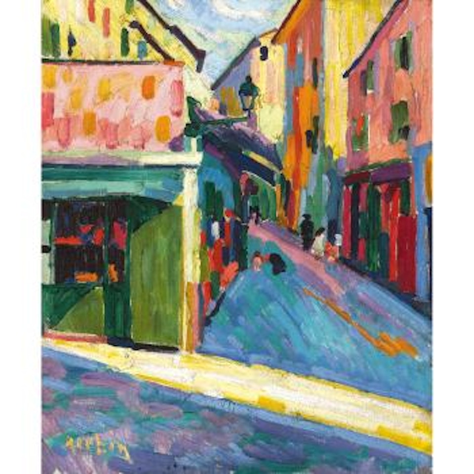 Une Rue à Bastia by Auguste Herbin