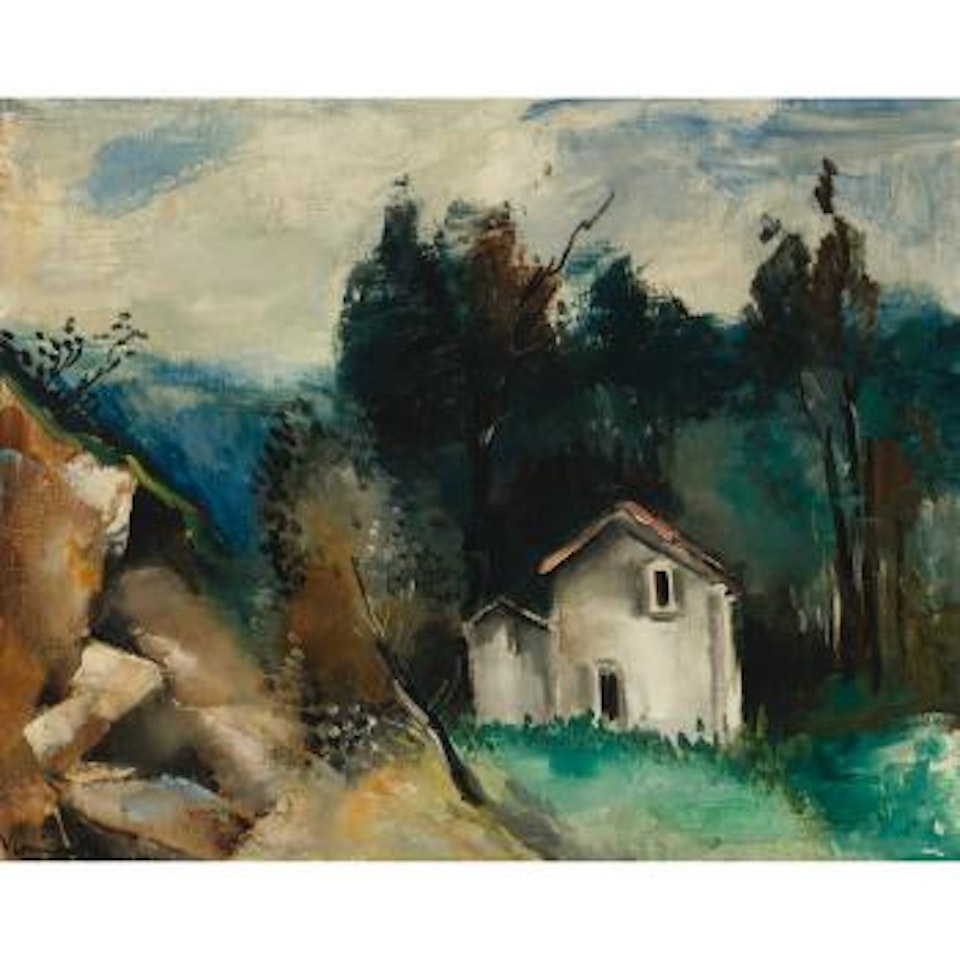 Paysage, La Maison Dans Les Bois by Maurice de Vlaminck