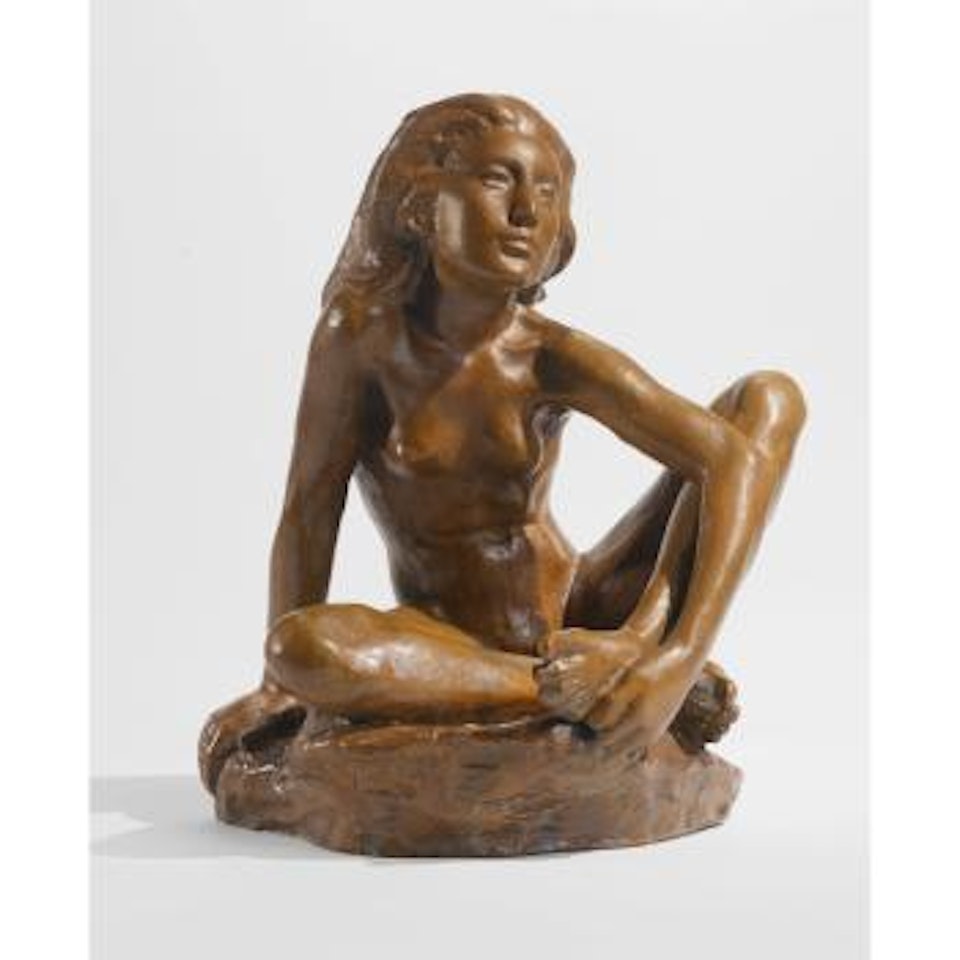 Sitzende Mädchen (Seated Girl) by Georg Kolbe