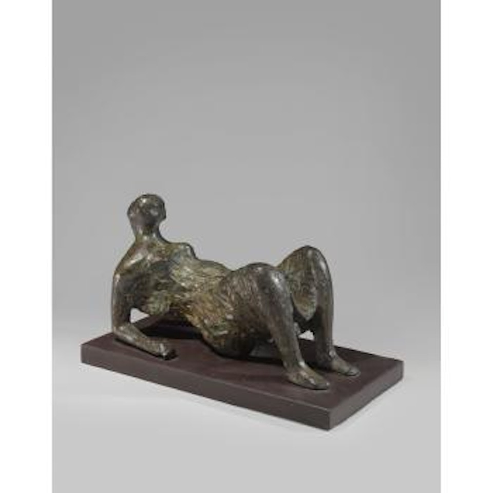 Maquette For Draped Reclining Figure by Henry Moore