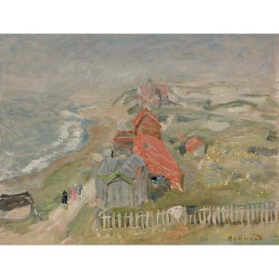 La Maison Au Bord Du Chemin Ou Maisons Sur La Falaise by Pierre Bonnard