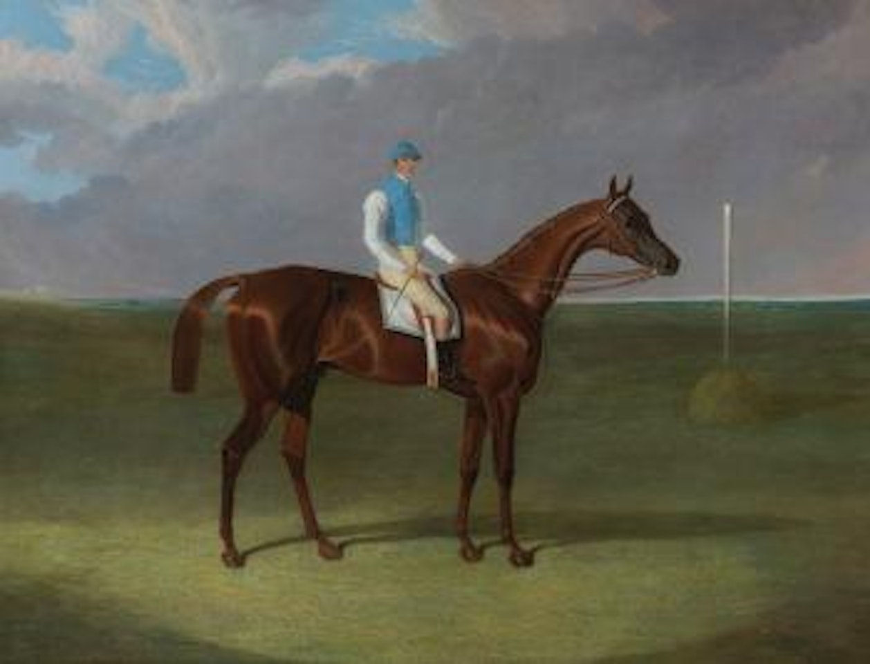 Mr. Ridsdale And Mr. Gully's St. Giles With William Scott Up by John Frederick Herring