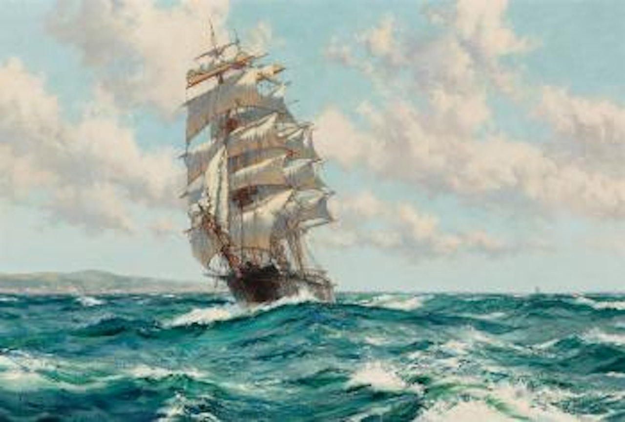 Land Ho! The Clipper Ship North America by Montague Dawson
