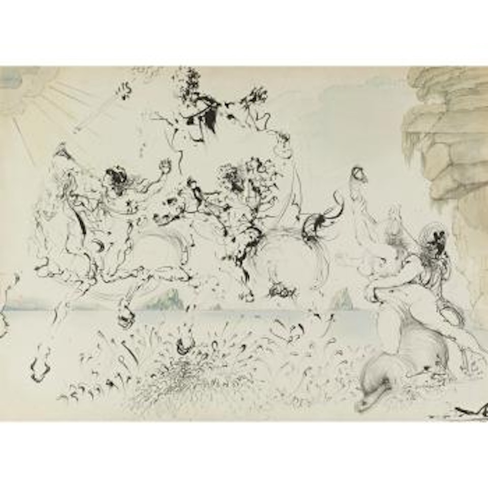 El Rapto De Europa by Salvador Dali