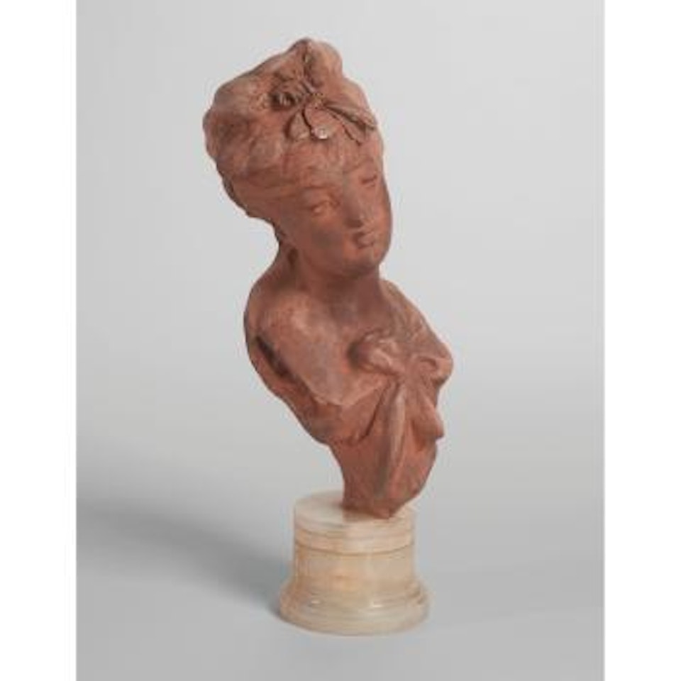 Buste Féminin Or À La Ville by Auguste Rodin