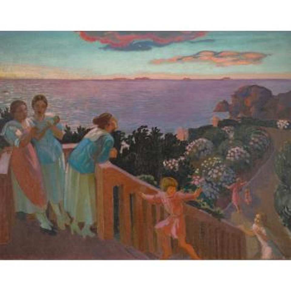 Crépuscule Aux Hortensias by Maurice Denis