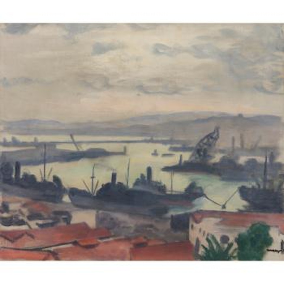 Port D'alger by Albert Marquet