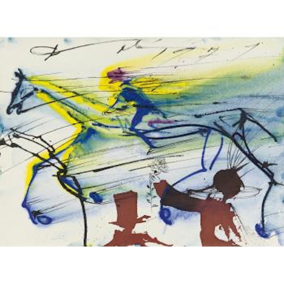 Le Cheval De Course by Salvador Dali