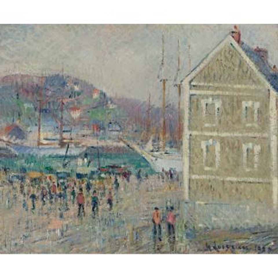 Le Bassin Berrigny, Fécamp by Gustave Loiseau