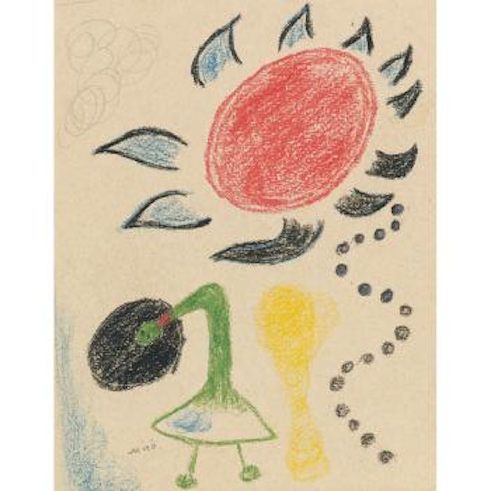 Sans Titre, Projet Pour Une Gravure Du Livre "Au Paradis Des Fantomes" by Joan Miró