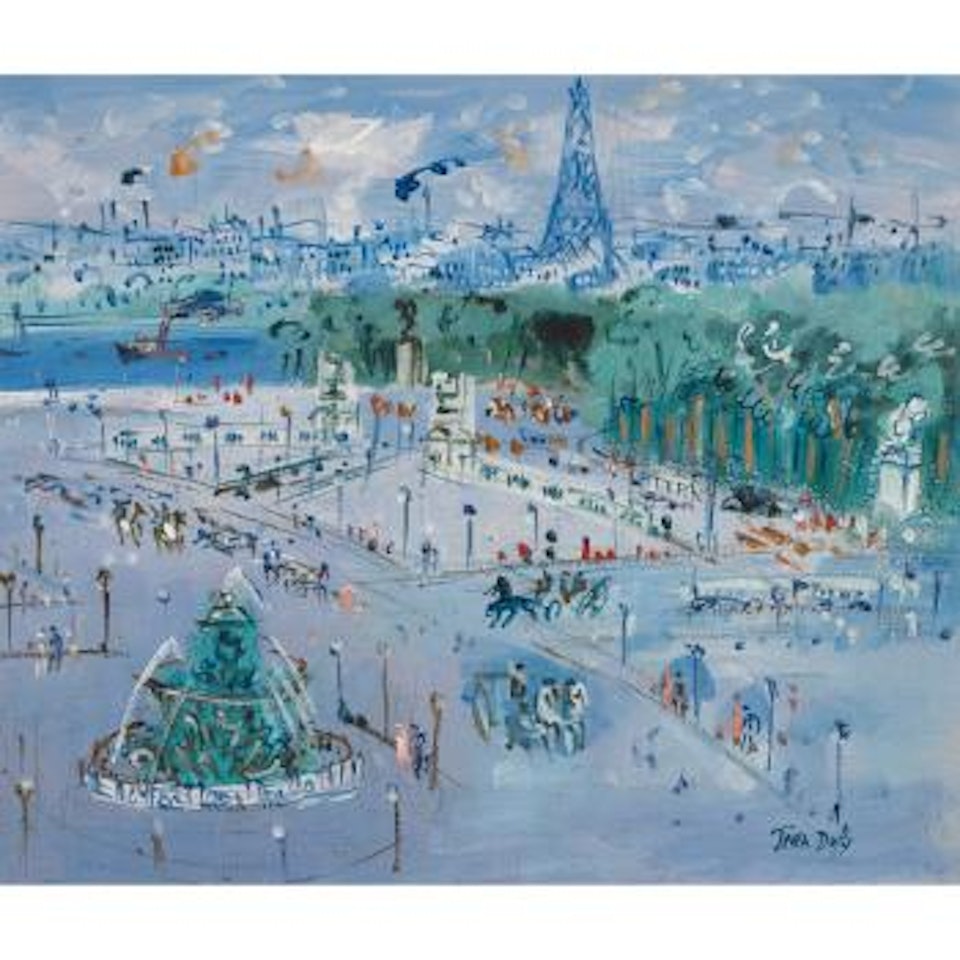 Place De La Concorde by Jean Dufy