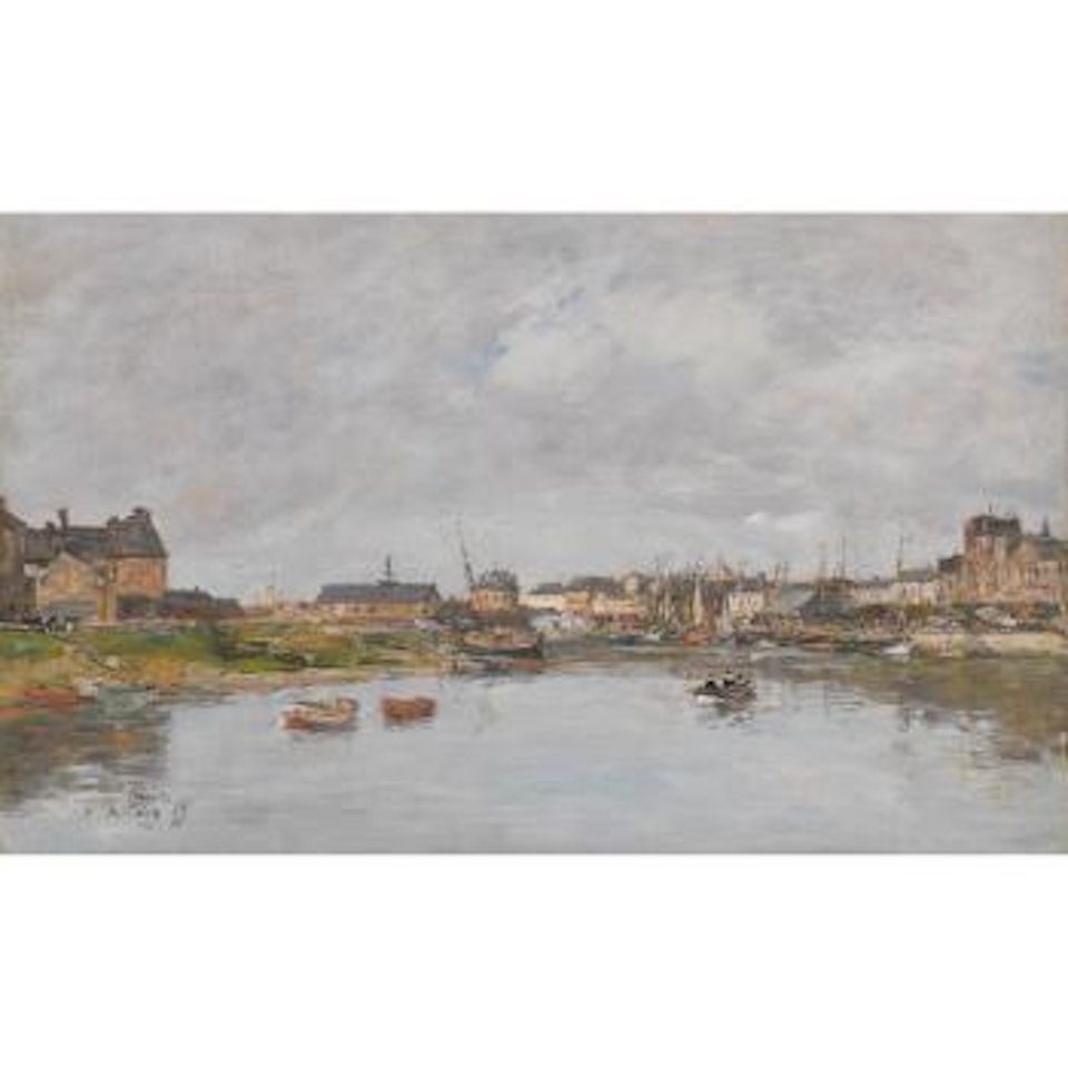 Trouville, Le Port by Eugène Boudin