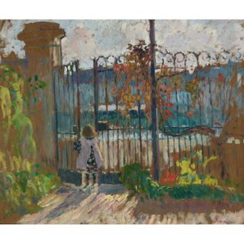Lagny, Nono à La Grille Du Jardin by Henri Lebasque