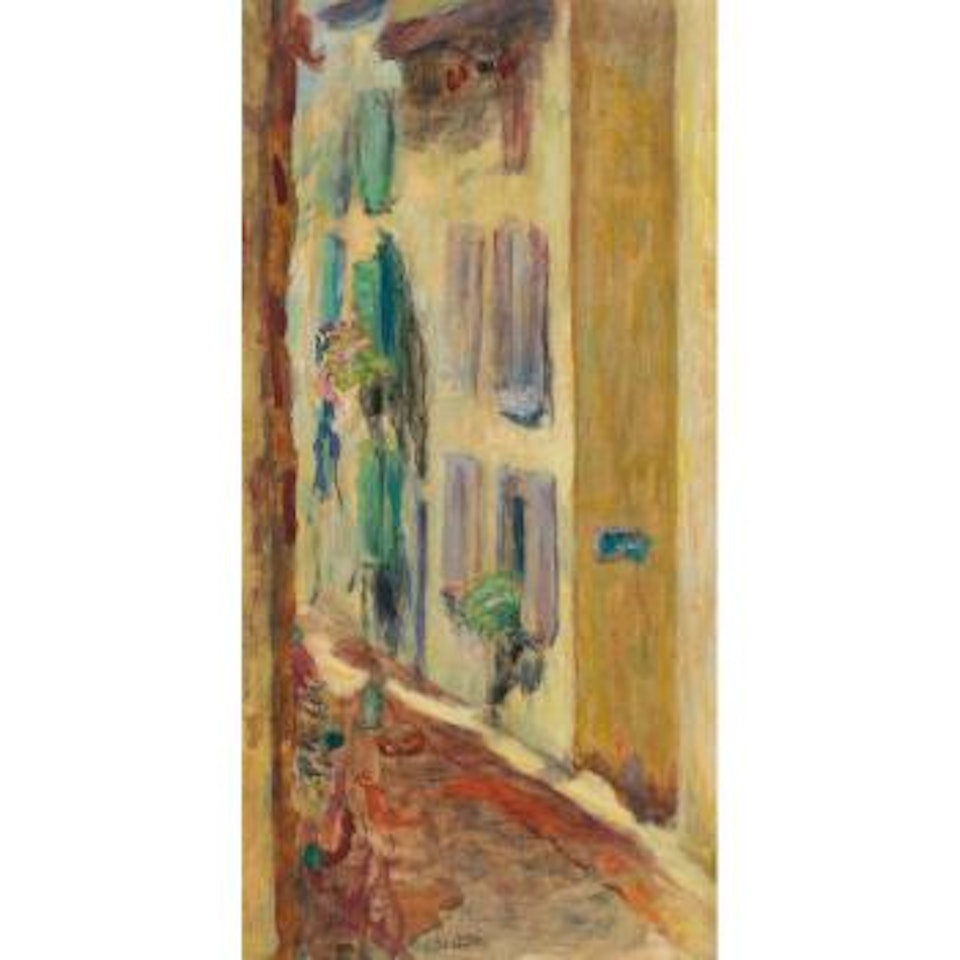 La Rue Aux Volets Verts by Pierre Bonnard