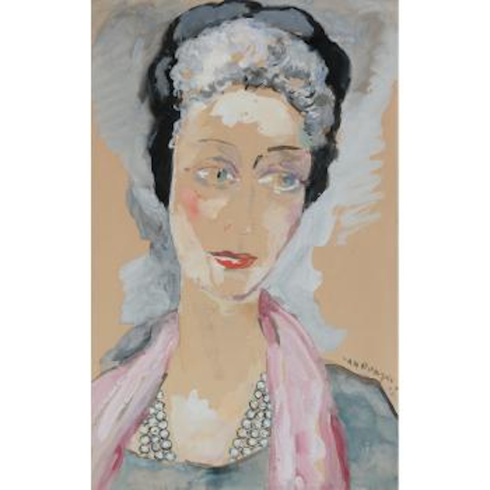 Portrait De Madame Buisset-Delset by Kees van Dongen