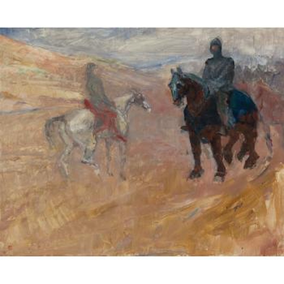Deux Chevaliers En Armure by Henri de Toulouse-Lautrec