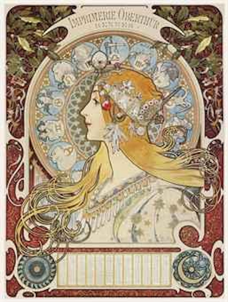 ZODIAC by Alphonse Mucha