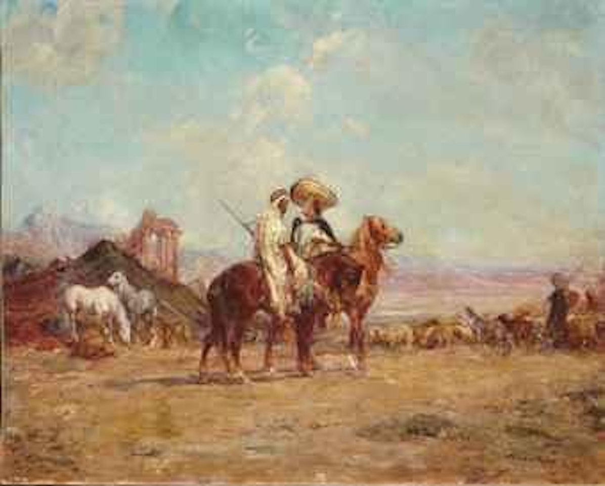 Peuple de pasteurs by Henri Émilien Rousseau