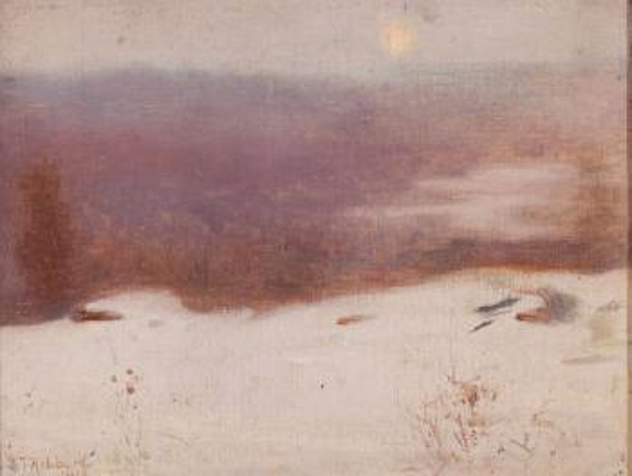 Winter light by Aldro Thompson Hibbard