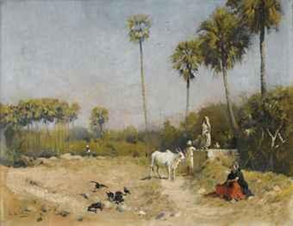 Puits en Inde du Sud by Edwin Lord Weeks