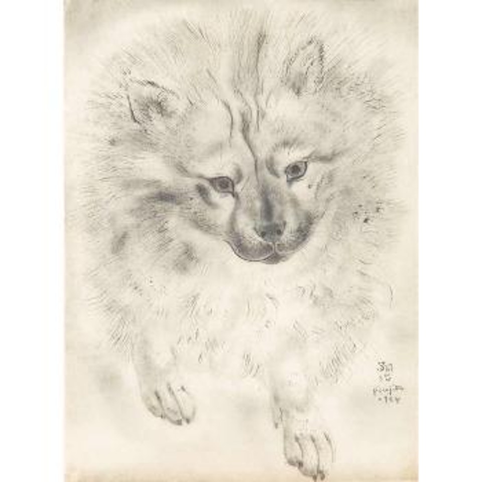 Dog by Leonard Tsuguharu Foujita