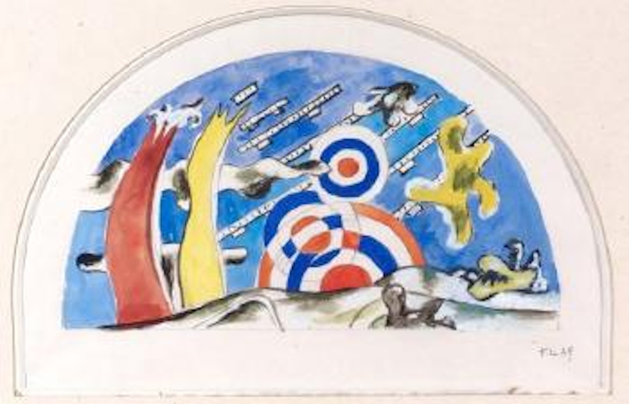Étude pour l'hommage à Jean Mermoz by Fernand Leger