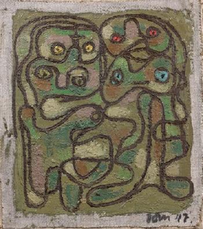 Trouble et double by Asger Jorn