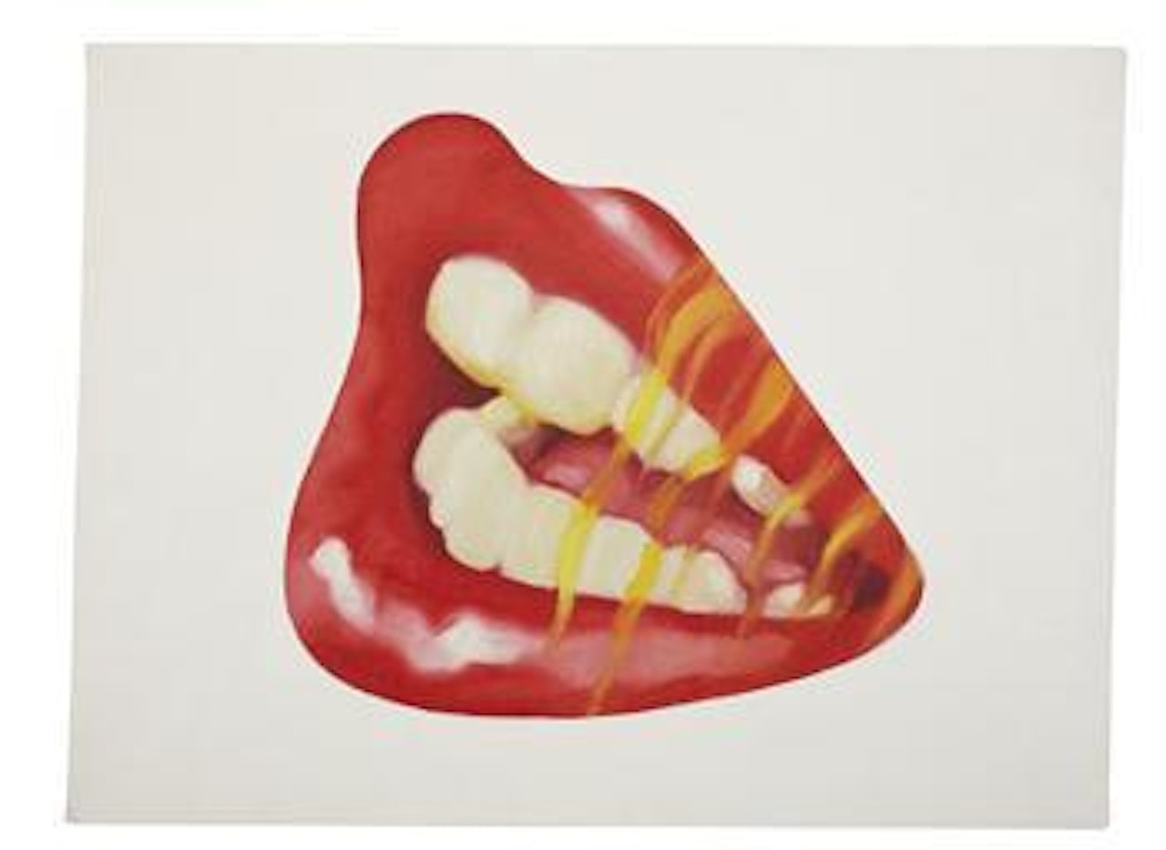 Study for Marilyn's Mouth by Tom Wesselmann