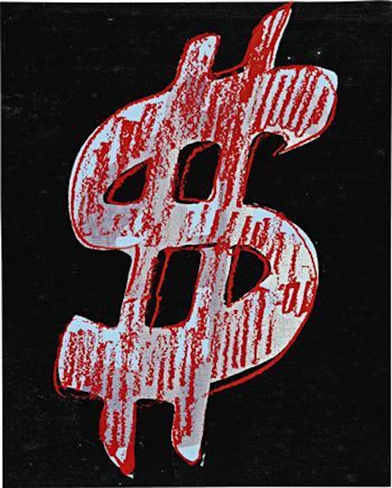 Dollar Sign by Andy Warhol