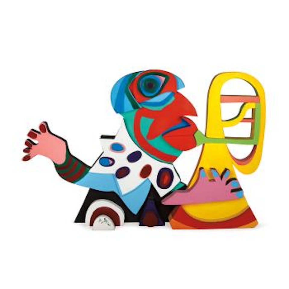 Amsterdam clown by Karel Appel