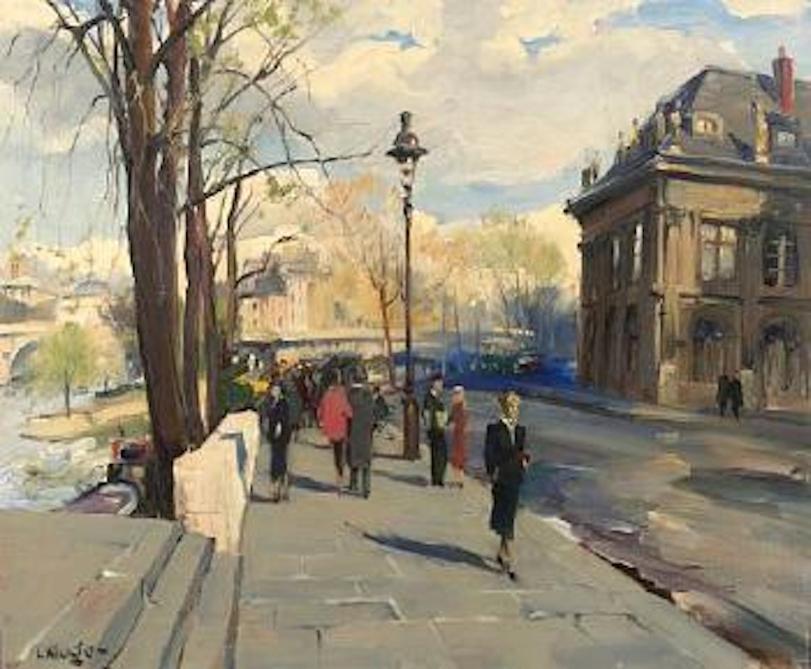 View of the Seine by Constantin Kluge