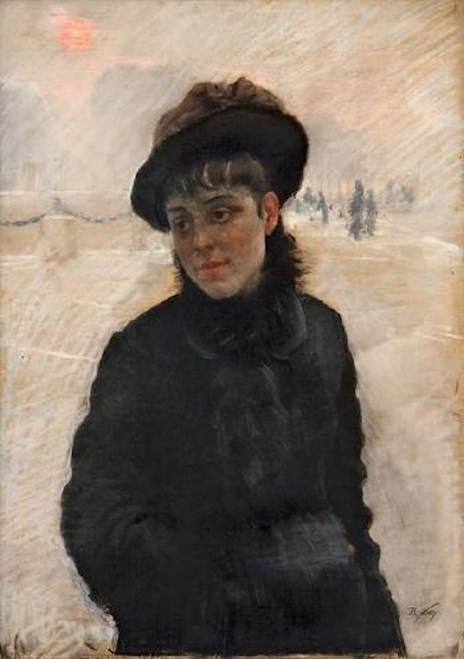 Ritratto invernale by Giuseppe de Nittis