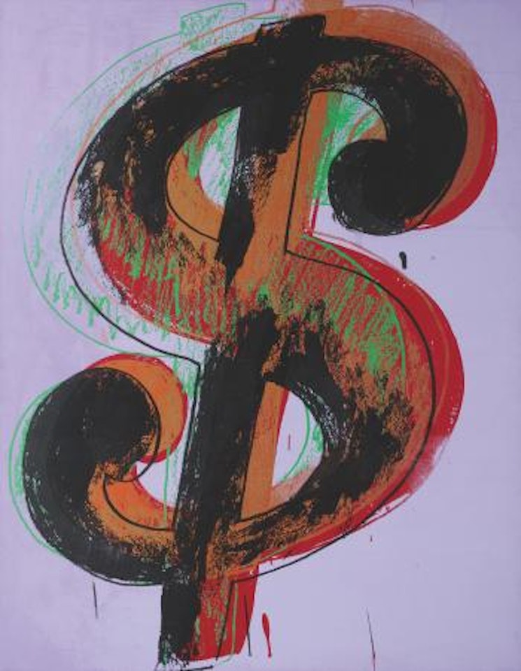 Dollar Sign by Andy Warhol