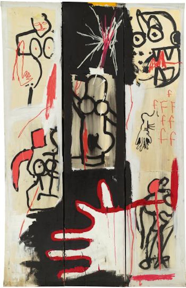 Rape Of Roman Torsos by Jean-Michel Basquiat