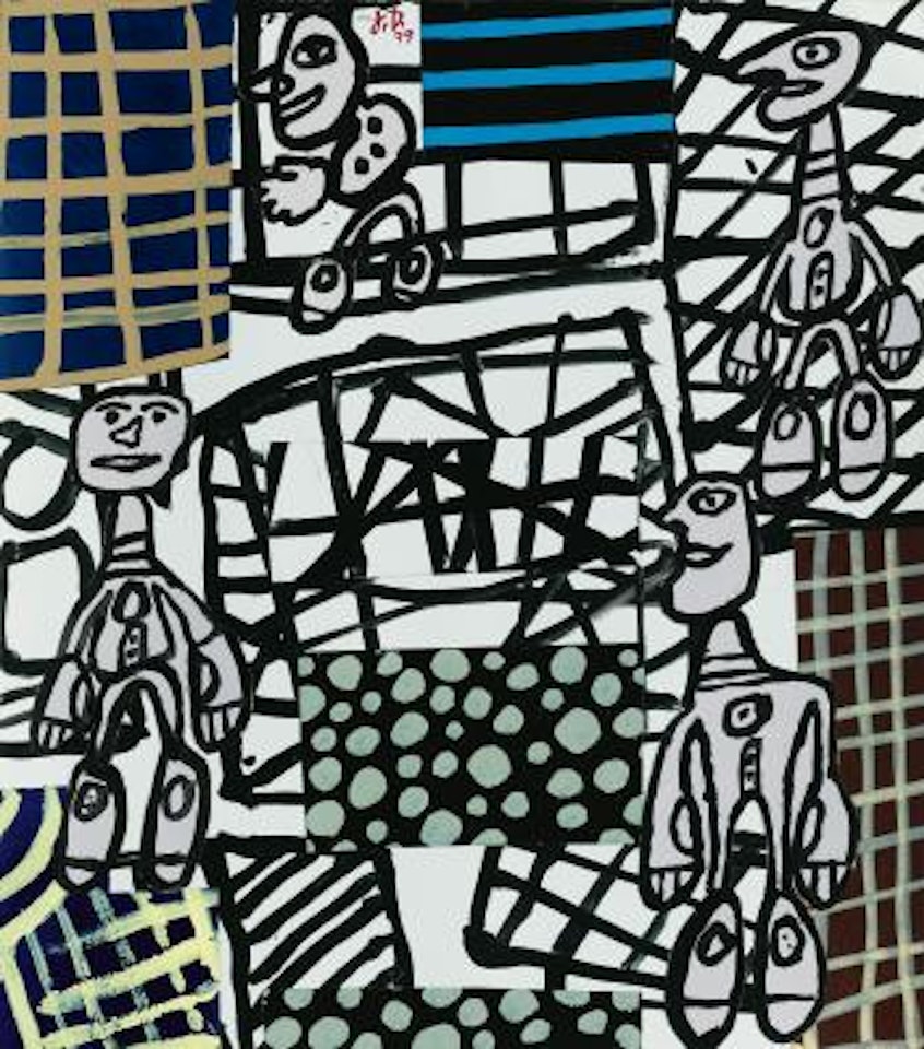 La Trame Des Heures by Jean Dubuffet